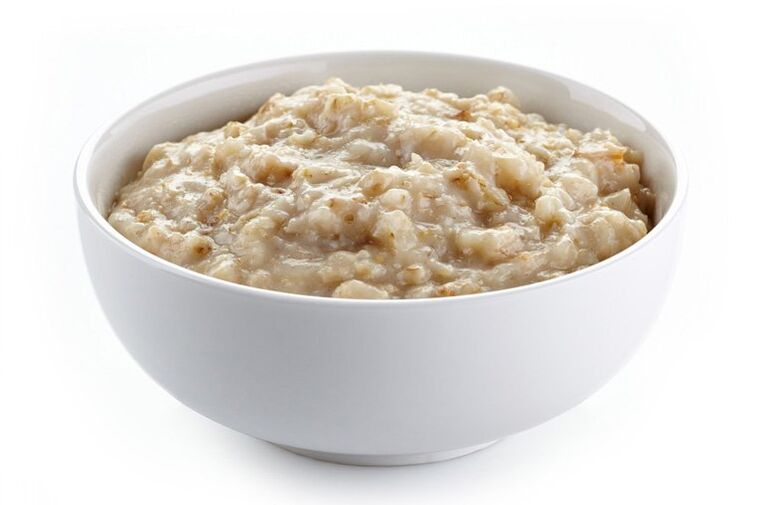 Oatmeal porridge for weight loss by 7 kg per week