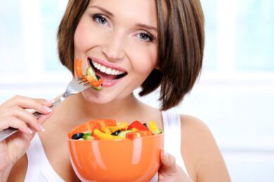 The girl will lose weight with proper nutrition